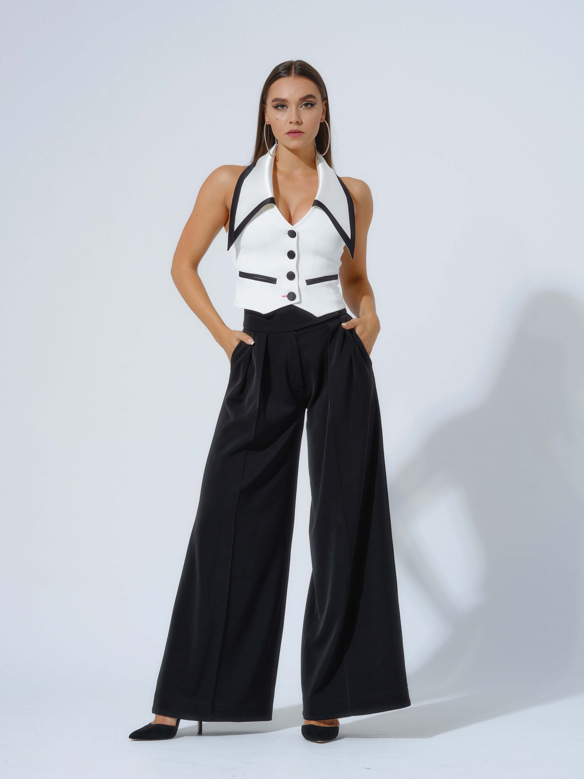 Born to Run Waistcoat & Trousers Set by Tia Dorraine Women's Luxury Fashion Designer Clothing Brand