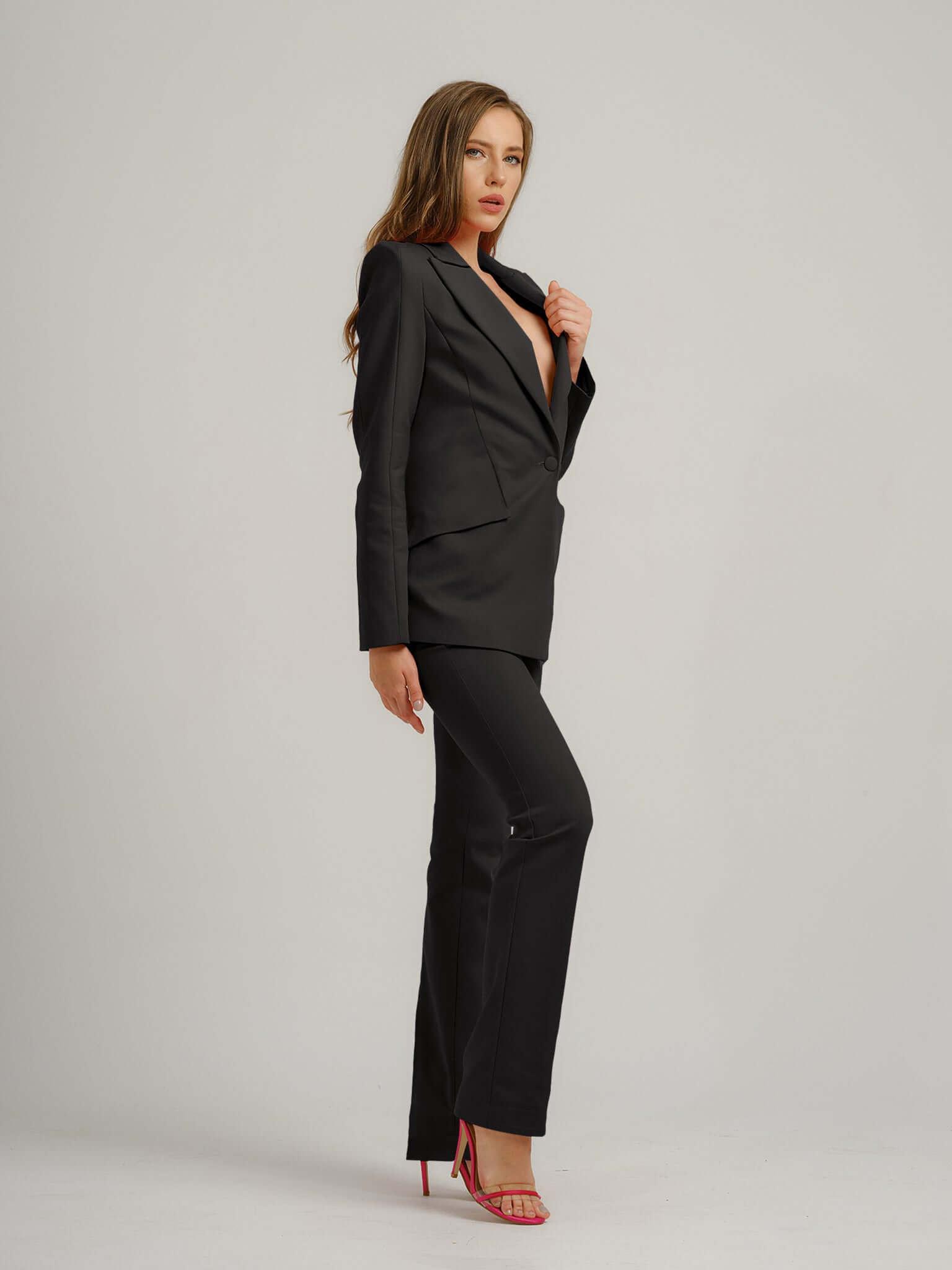 Fantasy Tailored Blazer - Black by Tia Dorraine Women's Luxury Fashion Designer Clothing Brand