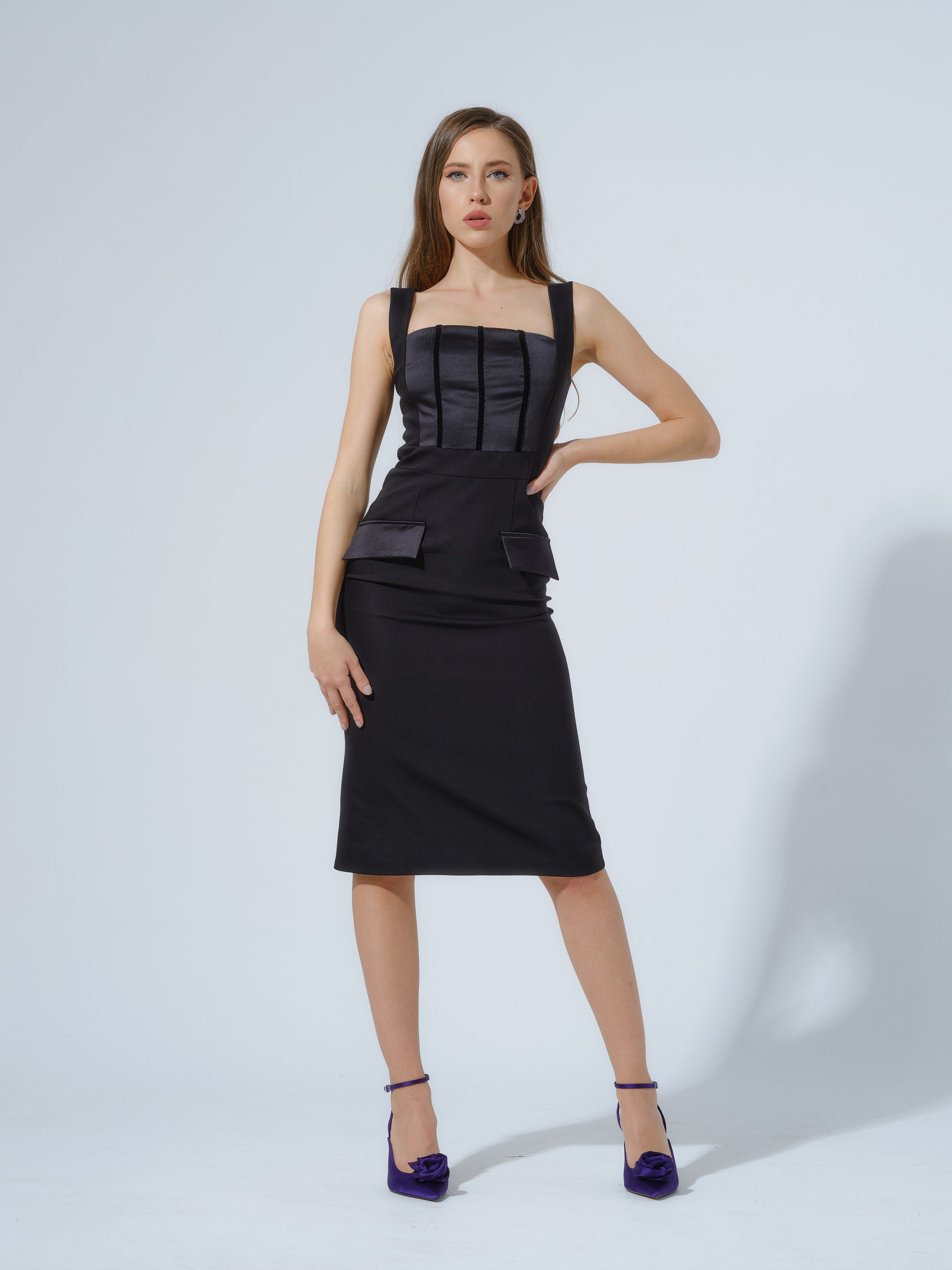 Tender Love Midi Dress by Tia Dorraine Women's Luxury Fashion Designer Clothing Brand