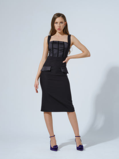 Tender Love Midi Dress by Tia Dorraine Women's Luxury Fashion Designer Clothing Brand