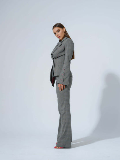 Get Down to Business Wide-Leg Trousers by Tia Dorraine Women's Luxury Fashion Designer Clothing Brand