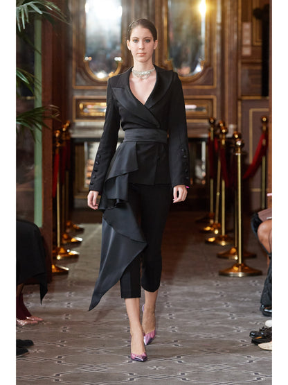 Midnight Sky Asymmetric Belt by Tia Dorraine Women's Luxury Fashion Designer Clothing Brand