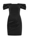 Evoking Glamour Mini Dress - Black