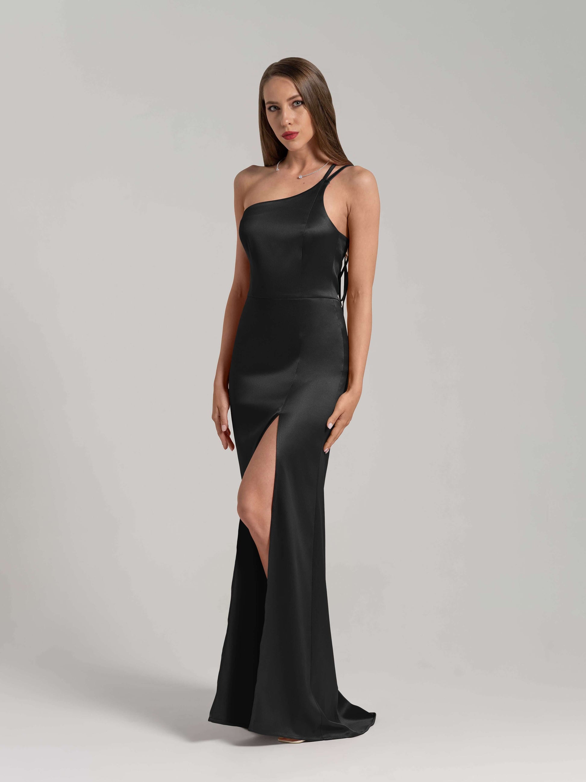 Goddess of Love Long Gown - Black by Tia Dorraine Women's Luxury Fashion Designer Clothing Brand