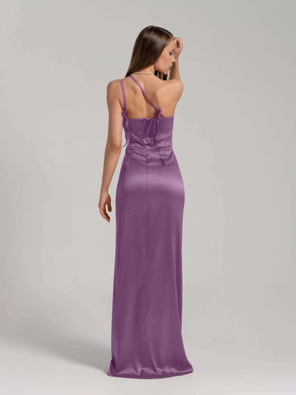 Goddess of Love Long Gown - Posh Purple