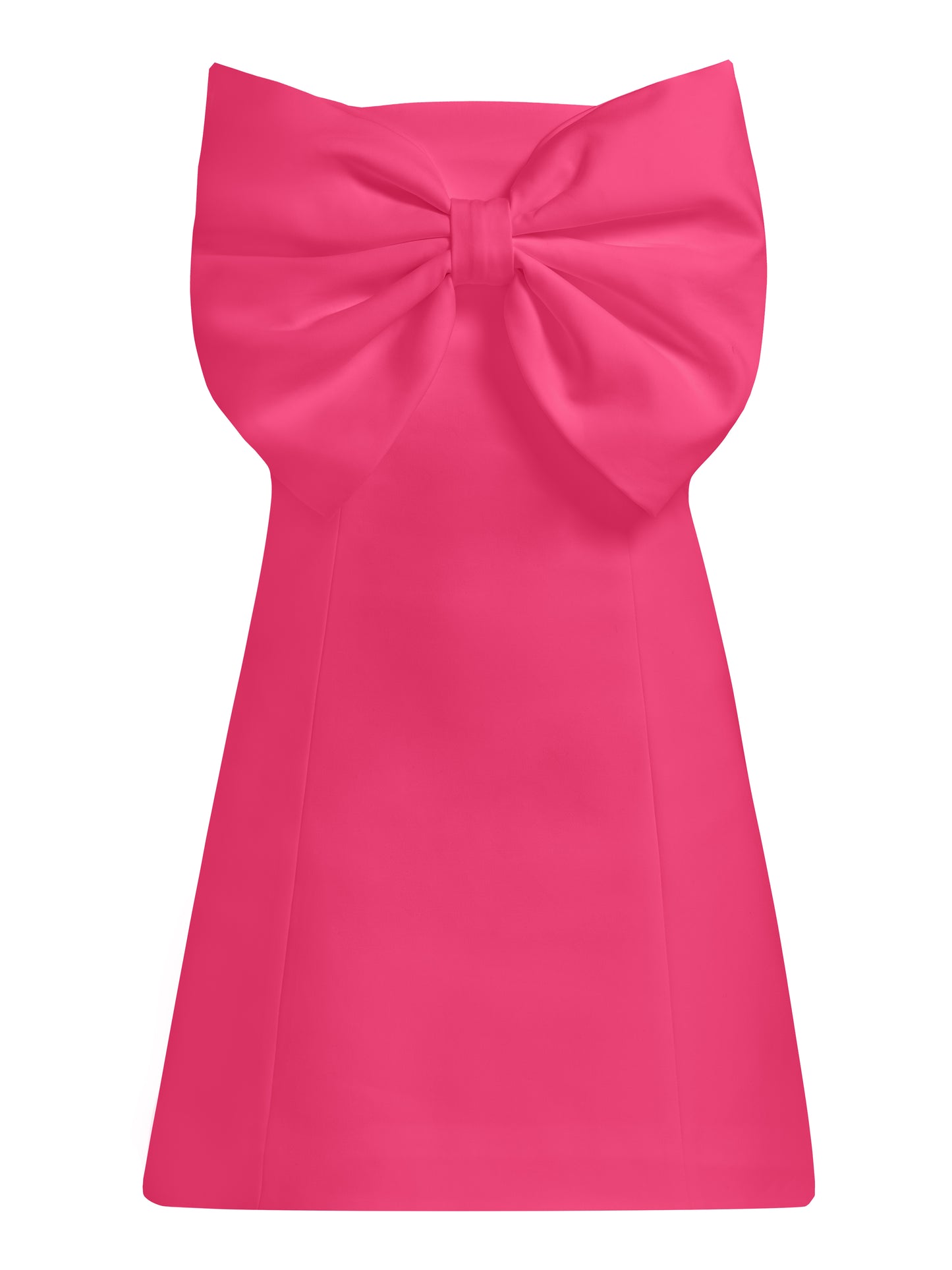 Love Affair Statement Bow Mini Dress - Pink