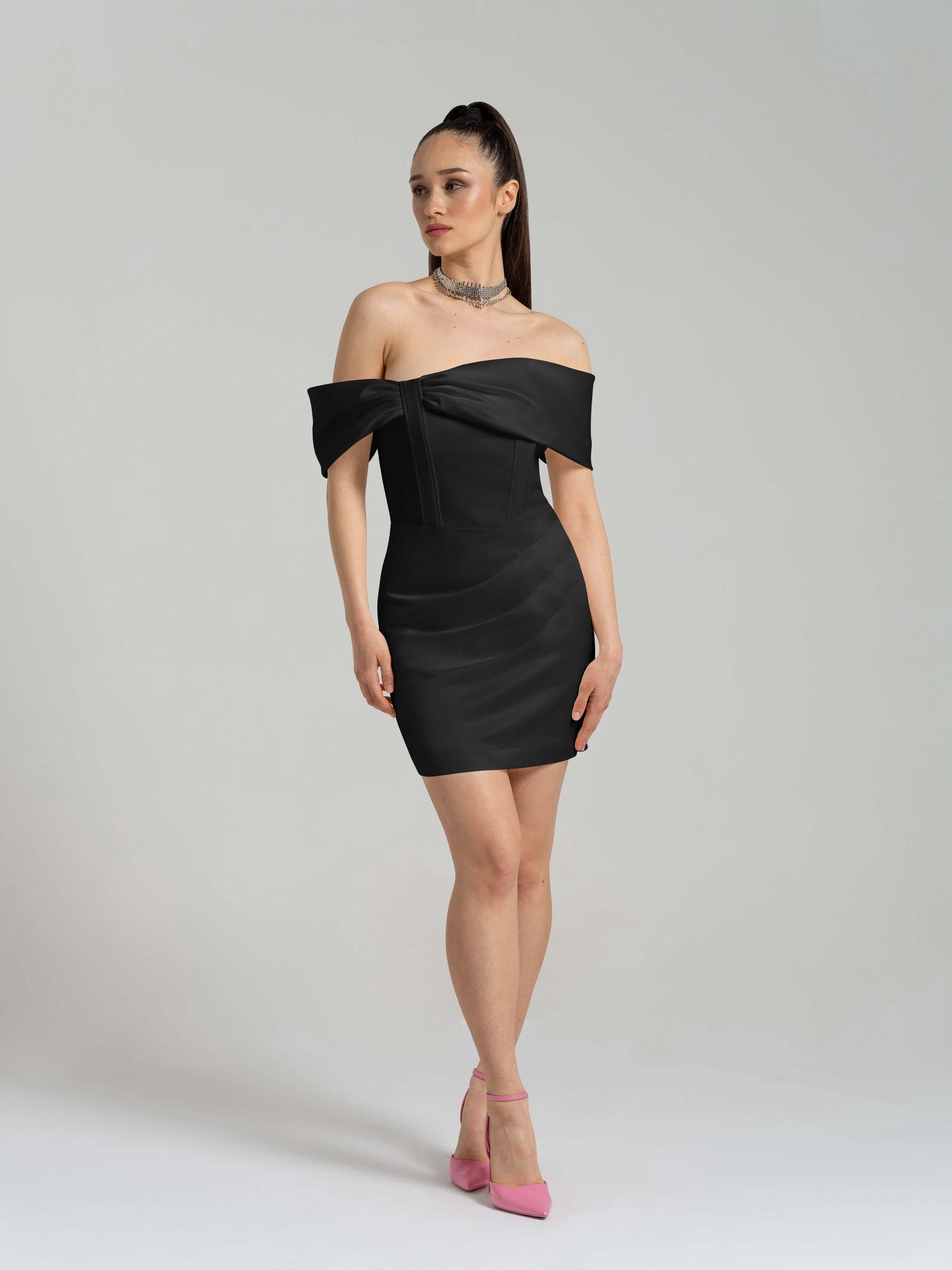Signature of the Sun Mini Dress - Black by Tia Dorraine Women's Luxury Fashion Designer Clothing Brand