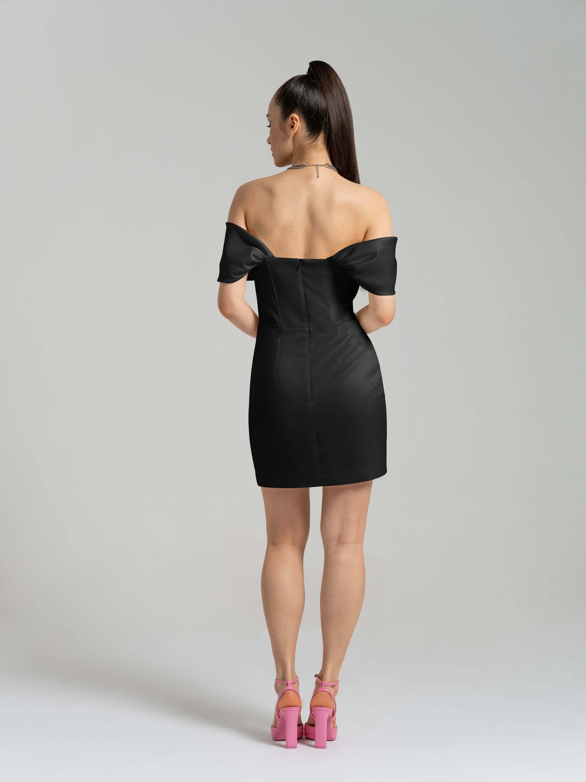Signature of the Sun Mini Dress - Black by Tia Dorraine Women's Luxury Fashion Designer Clothing Brand