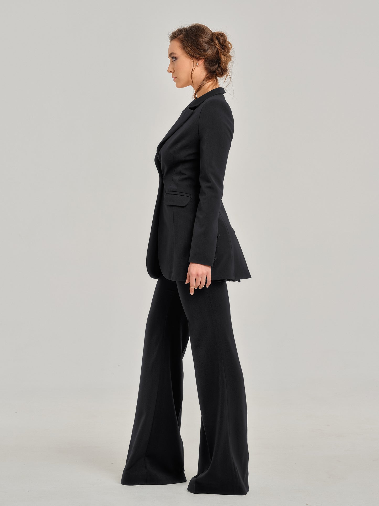 Magnetic Power High-Waist Flared Trousers