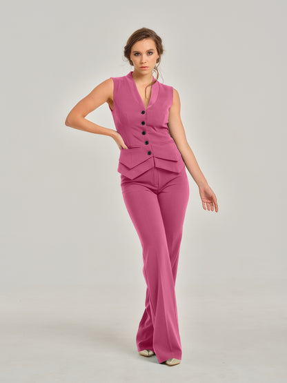 Sweet Desire Fitted Single-Breasted Waistcoat