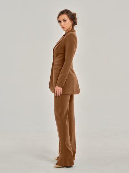 Warm Wishes Timeless Classic Blazer by Tia Dorraine Women's Luxury Fashion Designer Clothing Brand
