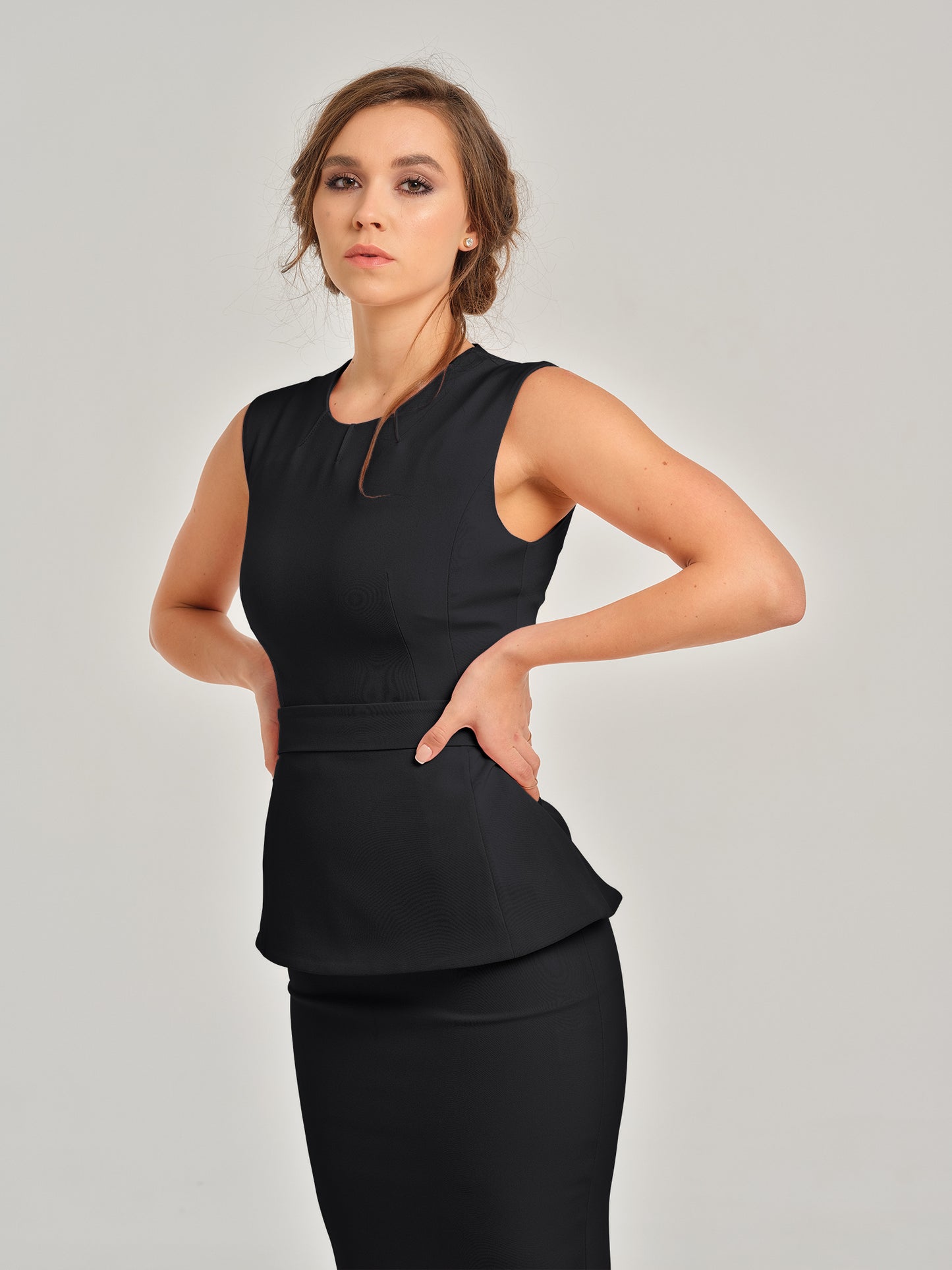 Magnetic Power Sleeveless Waist-Fitted Top
