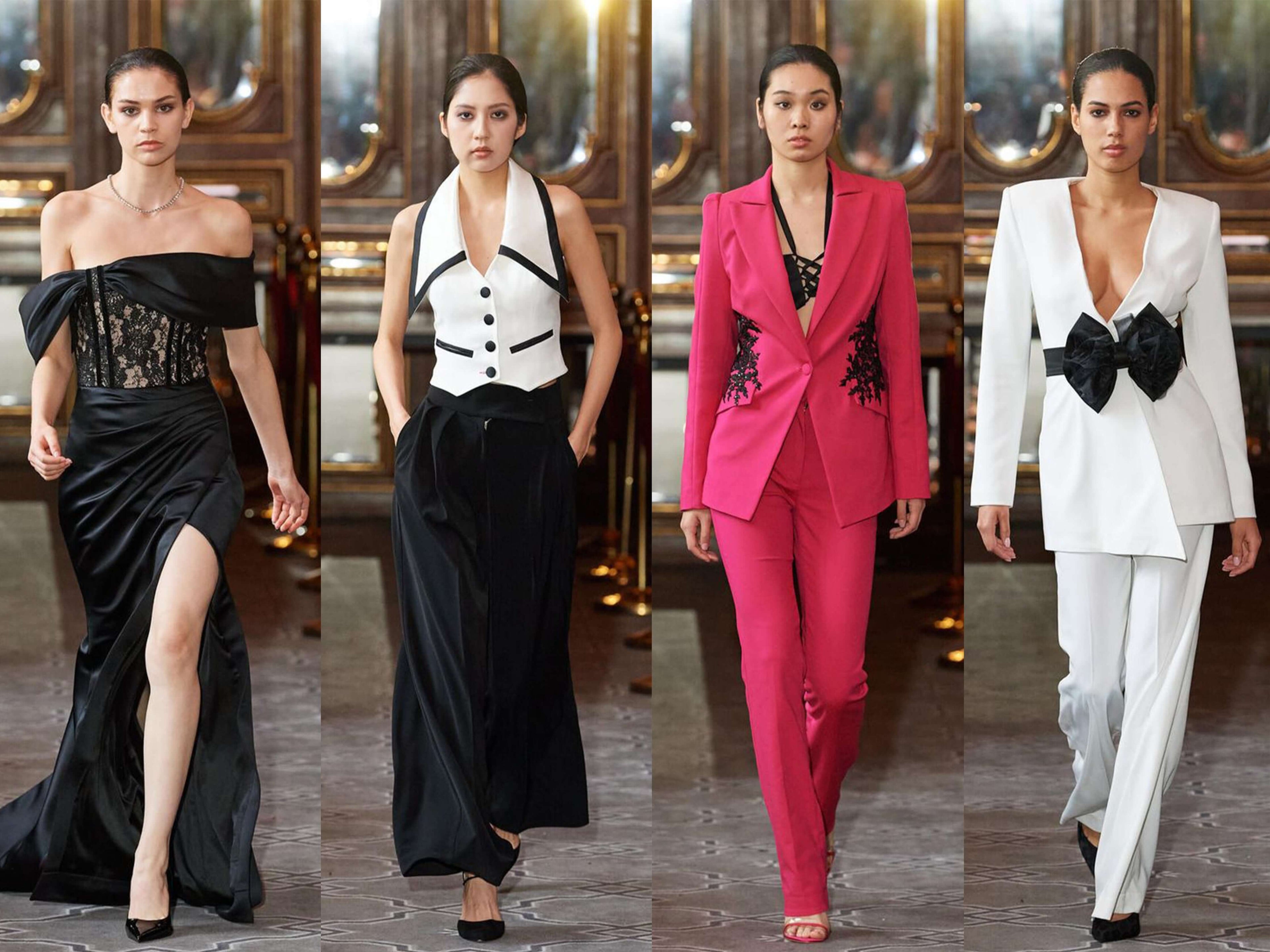 Midnight Sky Campaign Runway Show by Tia Dorraine Women's Luxury Fashion Designer Clothing Brand