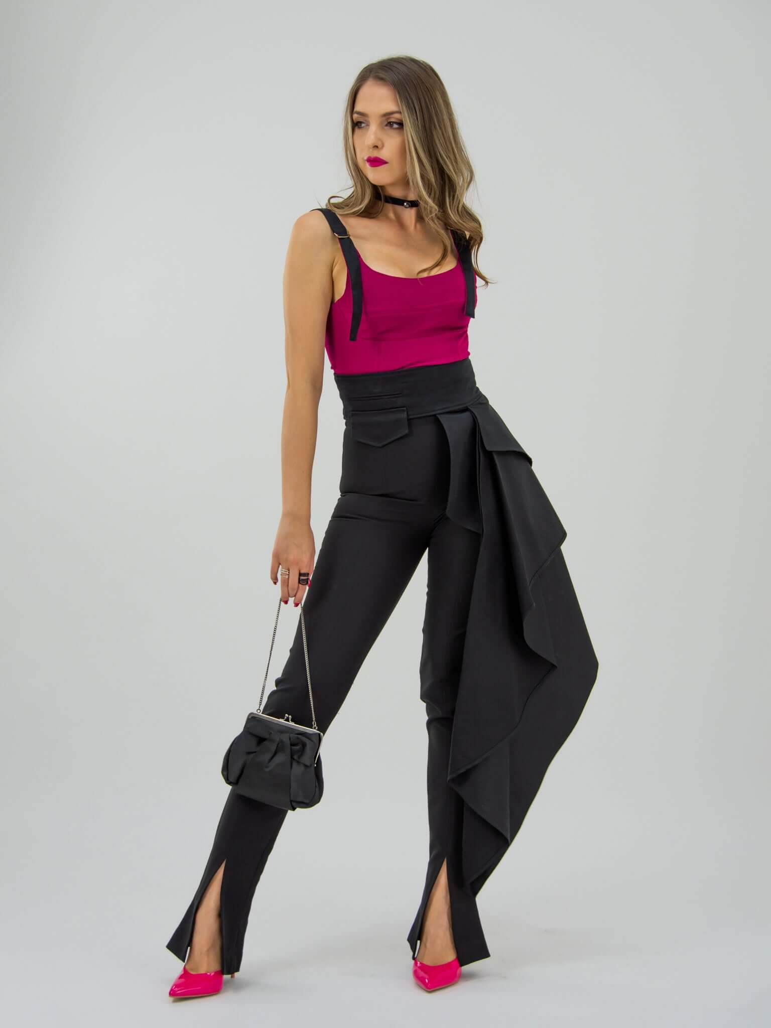 Elegance Theory Maxi-Length Statement Belt by Tia Dorraine Women's Luxury Fashion Designer Clothing Brand