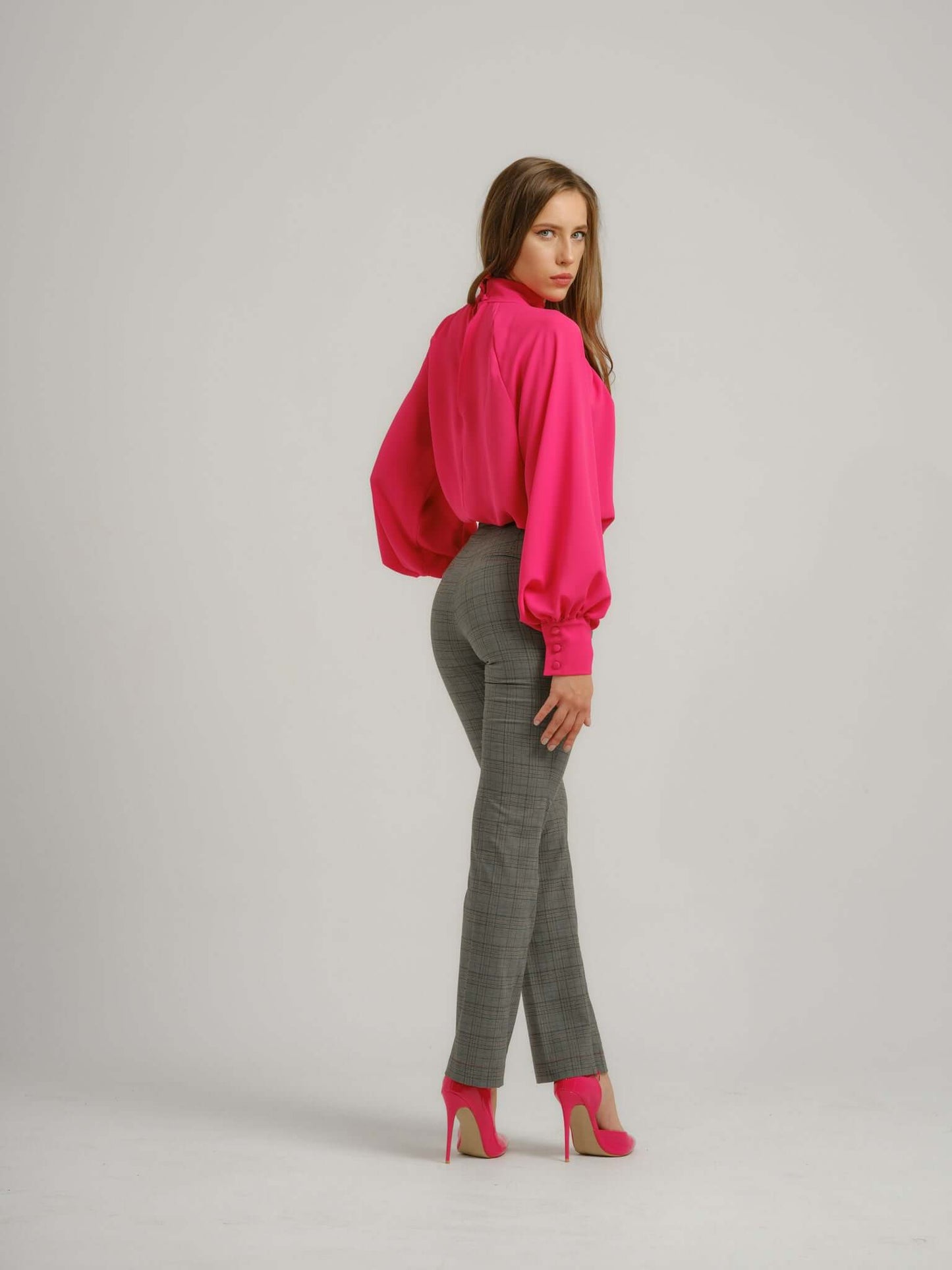 Get Down to Business Slim-Leg Trousers by Tia Dorraine Women's Luxury Fashion Designer Clothing Brand