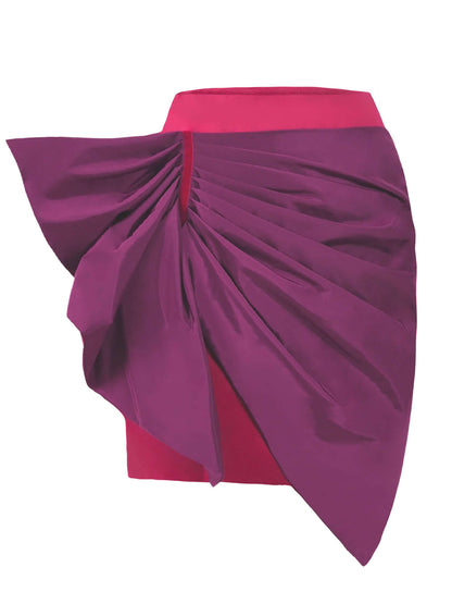 Back to the '90s Mini Skirt - Pink by Tia Dorraine Women's Luxury Fashion Designer Clothing Brand