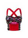 Centre Stage Bustier Top - Red