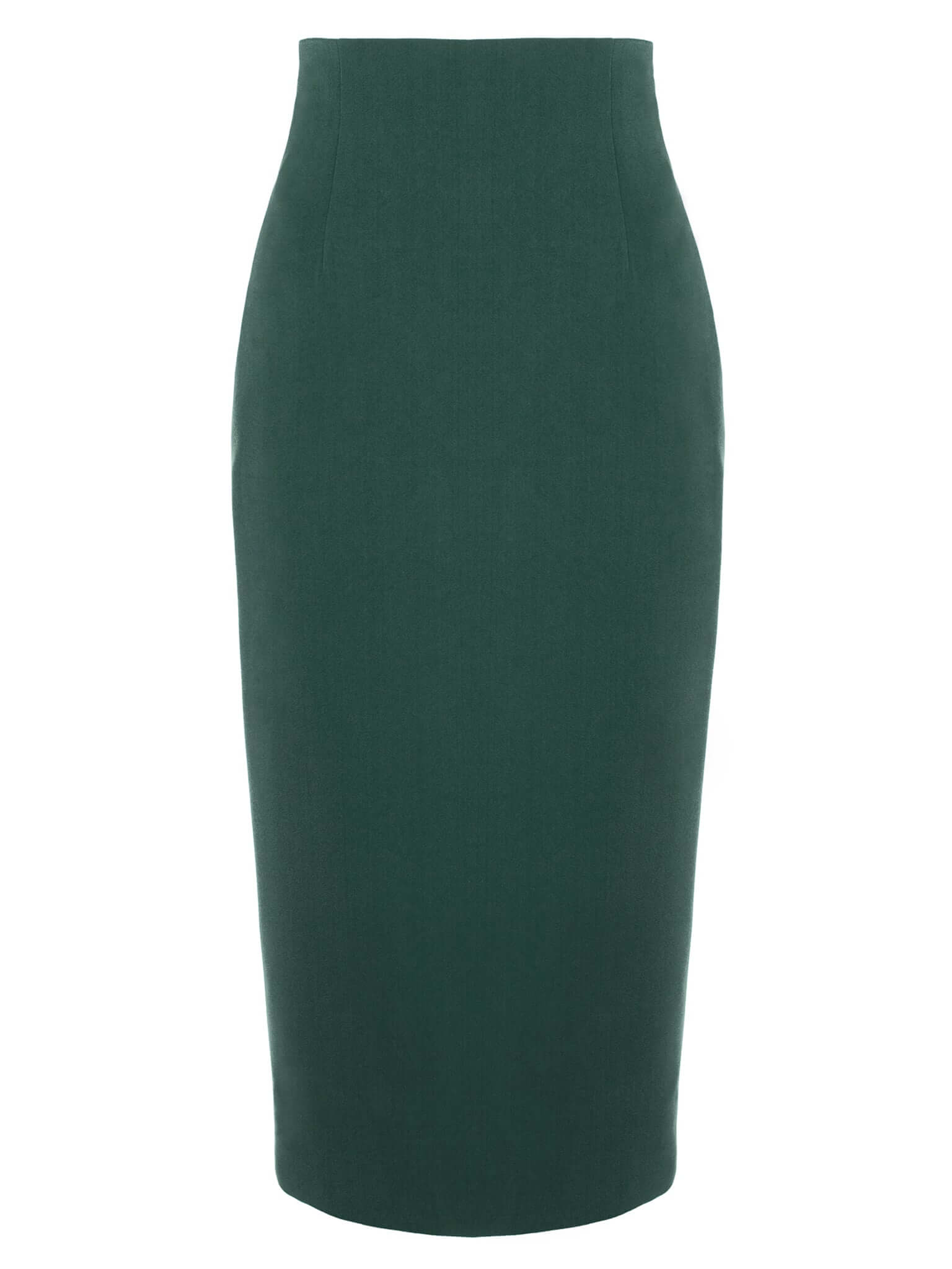 Tia Dorraine Emerald Dream Pencil High-Waist Midi Skirt This classic piece is a must-have for the modern businesswoman’s wardrobe. This emerald green pencil skirt with its midi length is a great addition to your office wear collection.