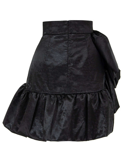 Hopeless Romantic Asymmetric Ruffled Mini Skirt by Tia Dorraine Women's Luxury Fashion Designer Clothing Brand