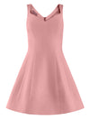 Love Letter Flared Mini Dress - Candy Pink