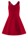 Love Letter Flared Mini Dress - Fierce Red