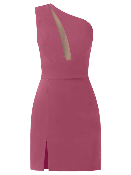 Love Weapon Mini Dress - Super Pink by Tia Dorraine Women's Luxury Fashion Designer Clothing Brand