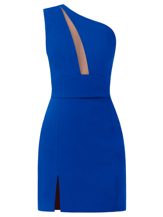Love Weapon Mini Dress - Azure Blue by Tia Dorraine Women's Luxury Fashion Designer Clothing Brand