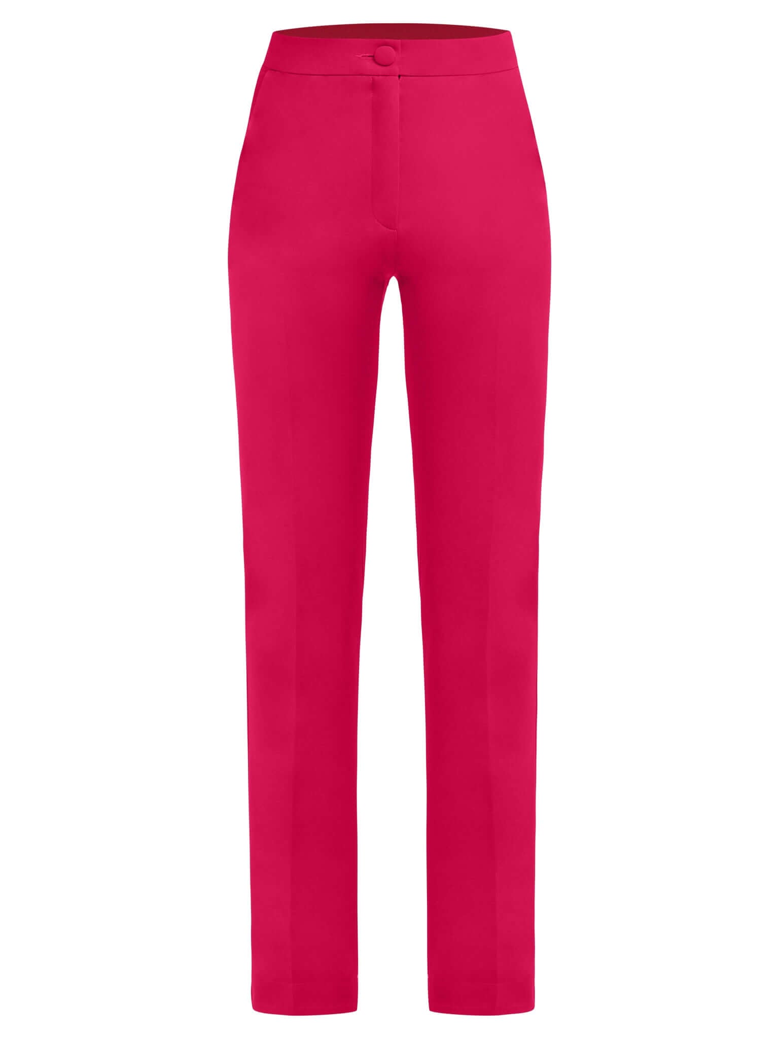 Fantasy Straight-Leg Slim Trousers - Pink by Tia Dorraine Women's Luxury Fashion Designer Clothing Brand