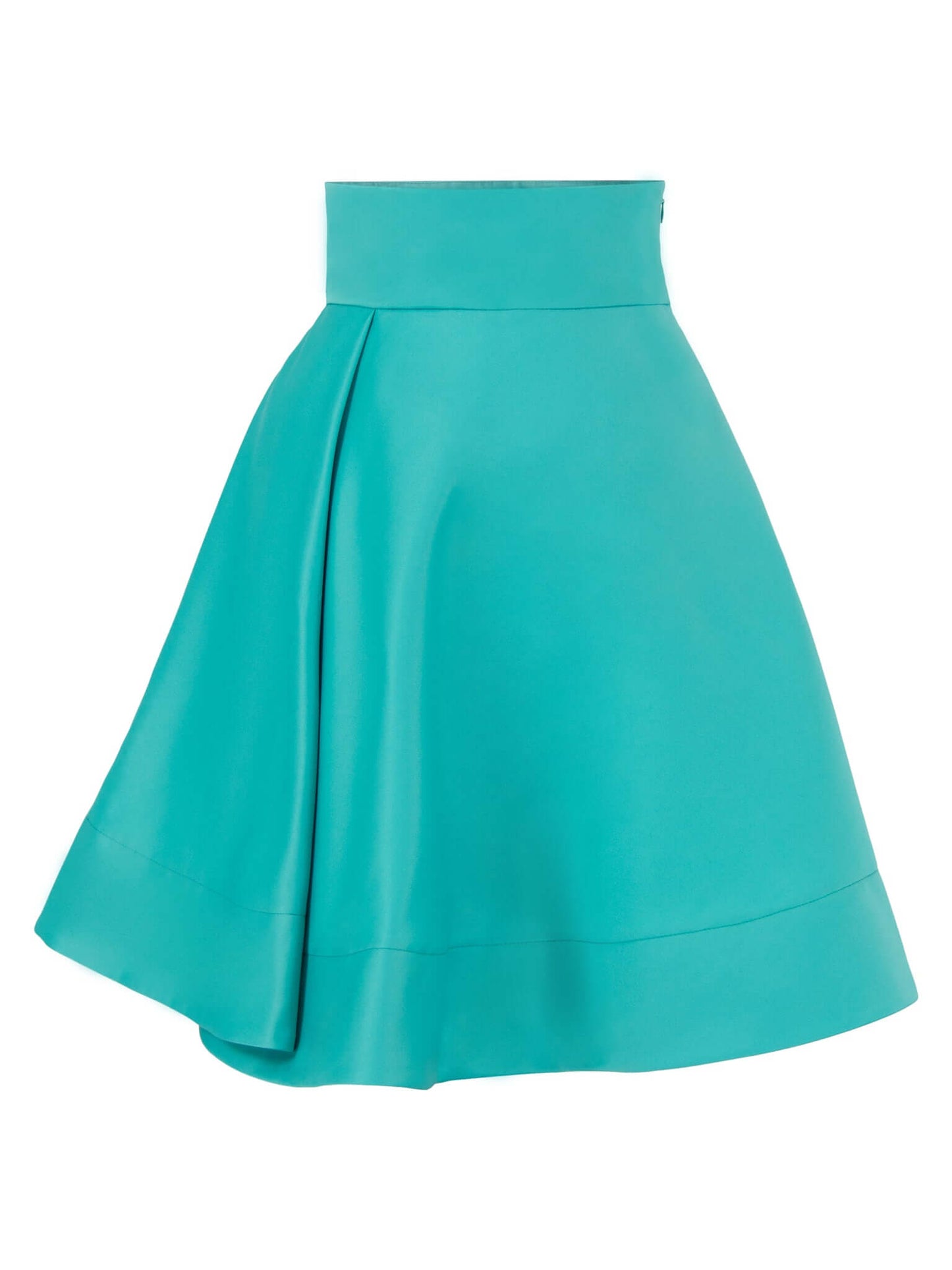 Ray of Sunshine A-line Mini Skirt - Biscay Green Tia Dorraine