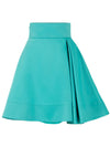 Ray of Sunshine A-line Mini Skirt - Biscay Green